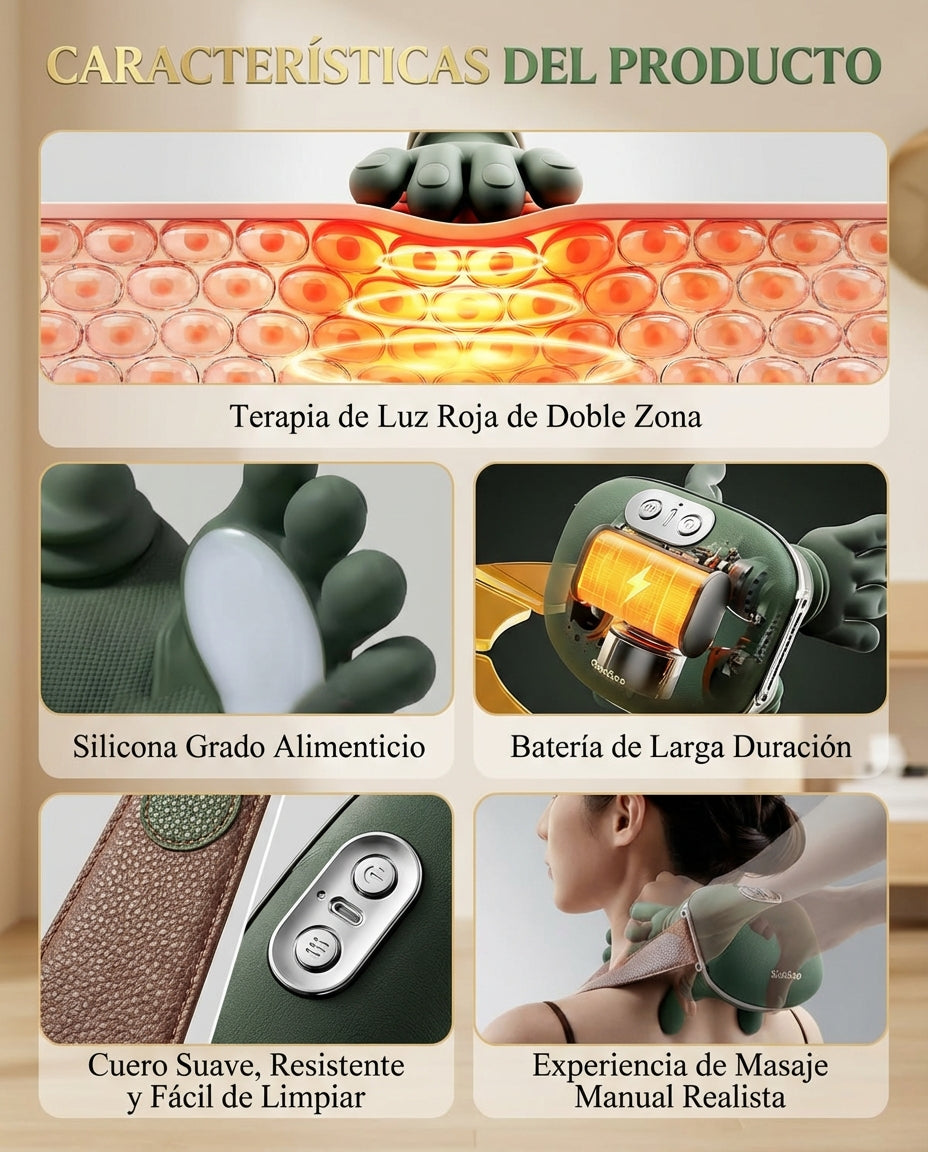 Masajeador corporal inteligente para alivio muscular inmediato