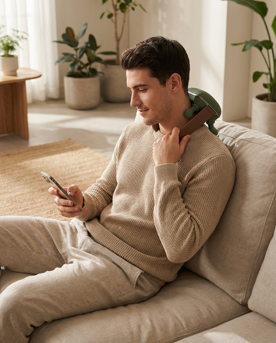 Masajeador corporal inteligente para alivio muscular inmediato